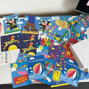 Lot of 25 children’s bday cards 6 for $50